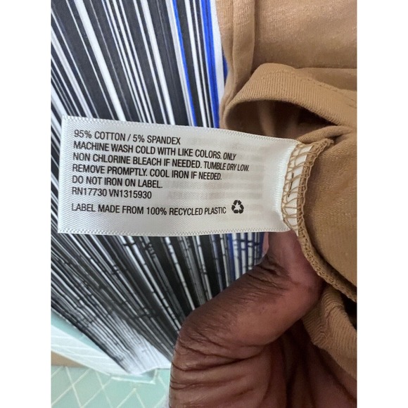 Wild Fable Camel Sleeveless Bodycon Mini Scoop Neck Dress Size L or Large - Picture 5 of 7